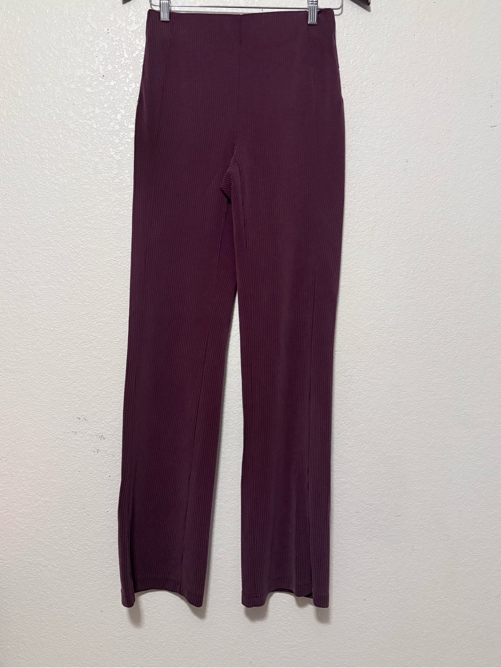 Lululemon Women's Ribbed Wide-Leg Pants - Plum 0185
